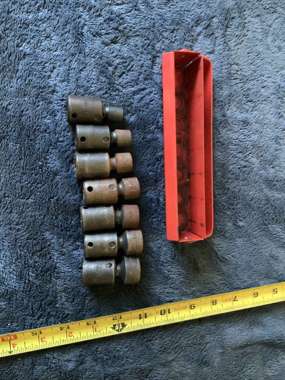 Mac Tools 3/8” Drive Impact Swivel Socket Set, Sae…6pt…surface Rust…..all Work