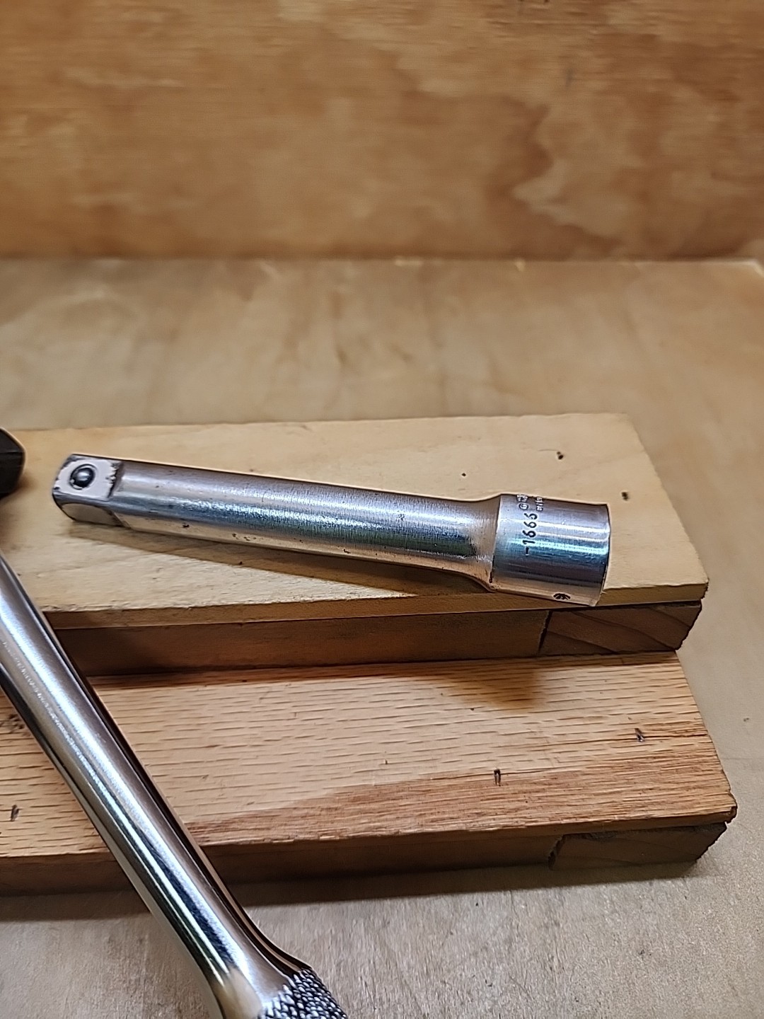 Vintage Challenger by Proto 1/2″ Drive Ratchet No. 1660-3 Ext. 1666 & 4 Sockets