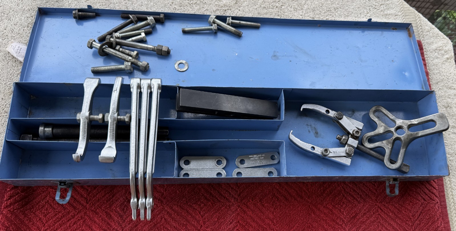 VINTAGE OWATONNA TOOL CO. PULLER KIT MECHANICAL, 5180-00-313-9496 – AS PICTURED
