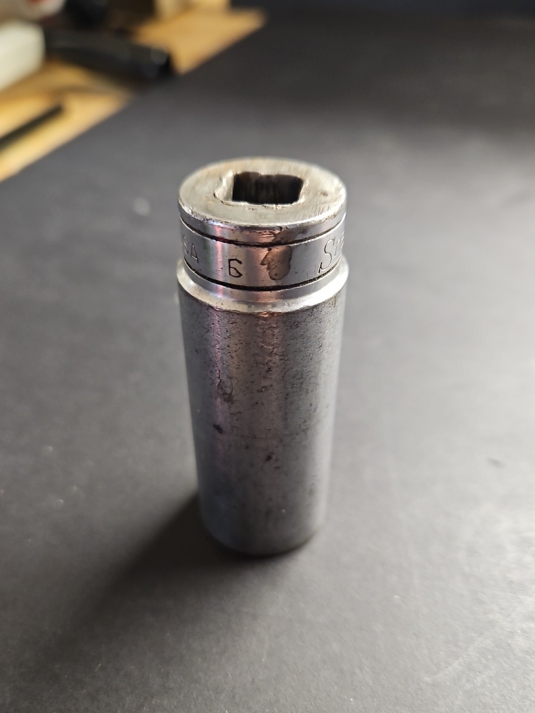 Snap-on SFS241 3/4″ 6pt 3/8″ Drive Deep Socket Vintage Replacement Patinad GUC