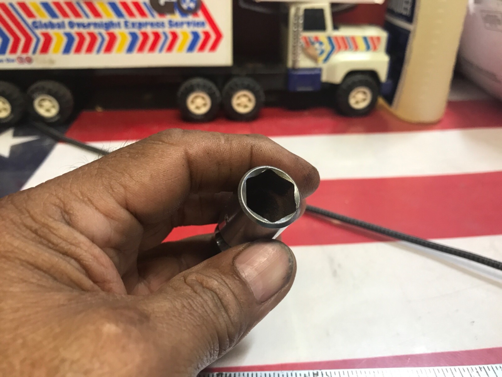 Mac tools socket swivel 9/16” 3/8” drive XU186D VINTAGE USA 🇺🇸 !!!!