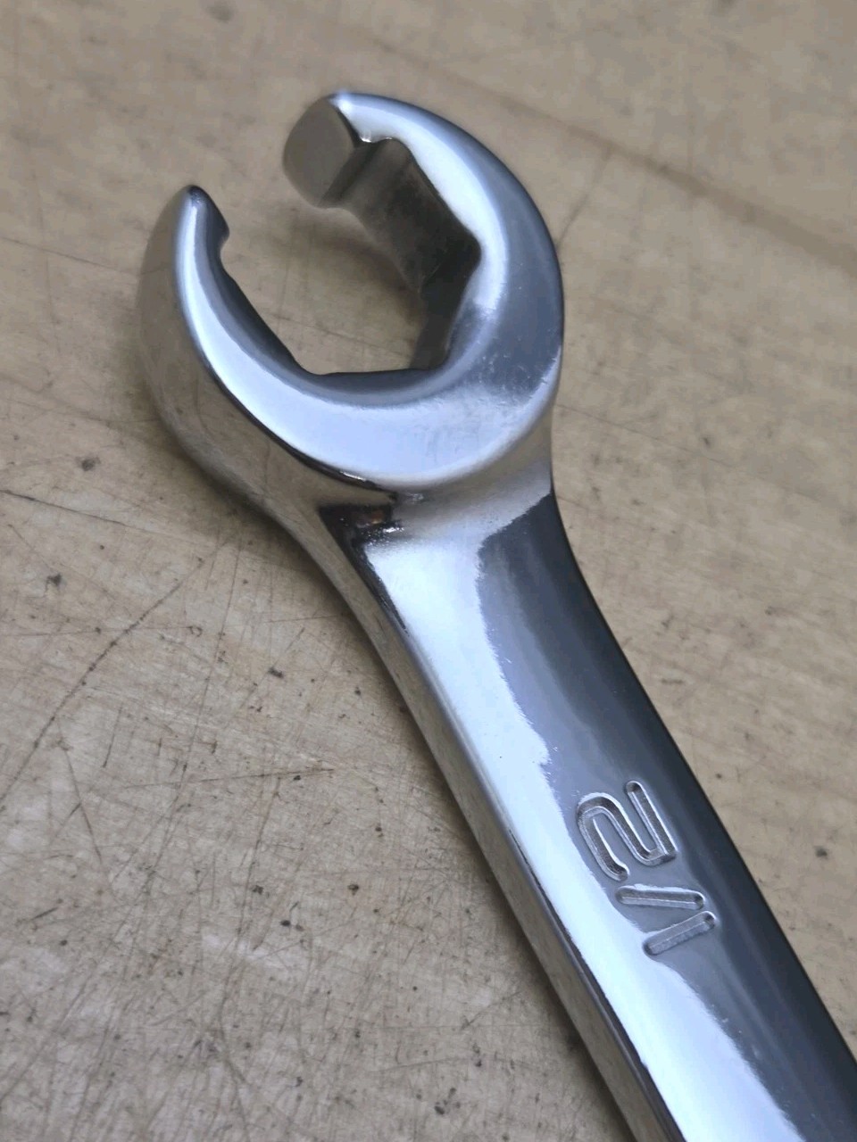 New Snap On RXS16B – 1/2″ Chrome 6Pt Open End/Flare Nut Wrench