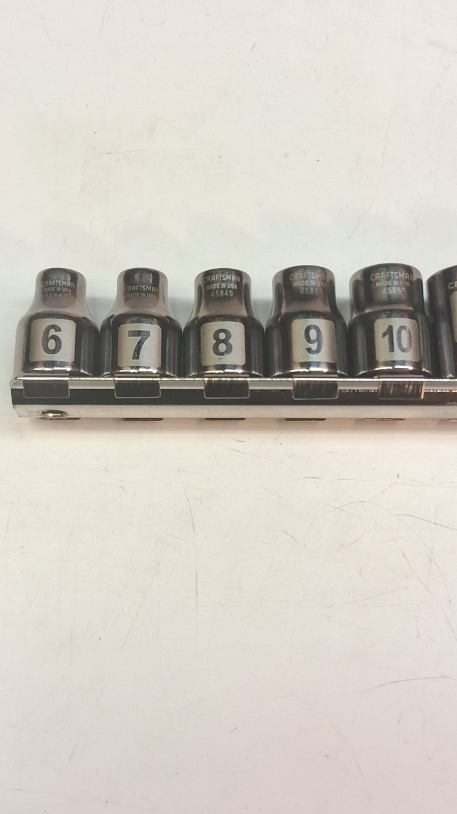 CRAFTSMAN EASY READ 24-PIECE 3/8″ DRIVE 6 POINT METRIC/SAE SOCKET SET *USA*