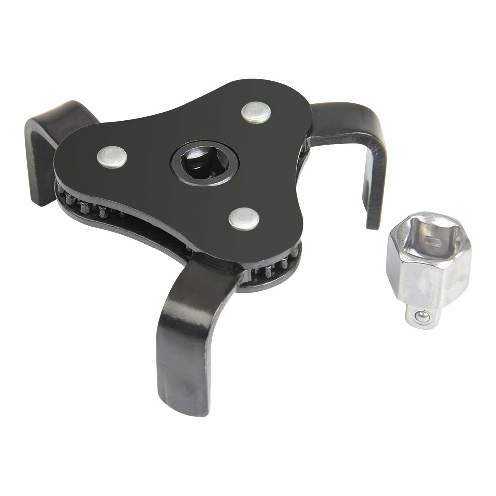 Universal Fully Adjustable Two Way Oil Filter Wrench Removal Tool for 2-3/8”-5”
