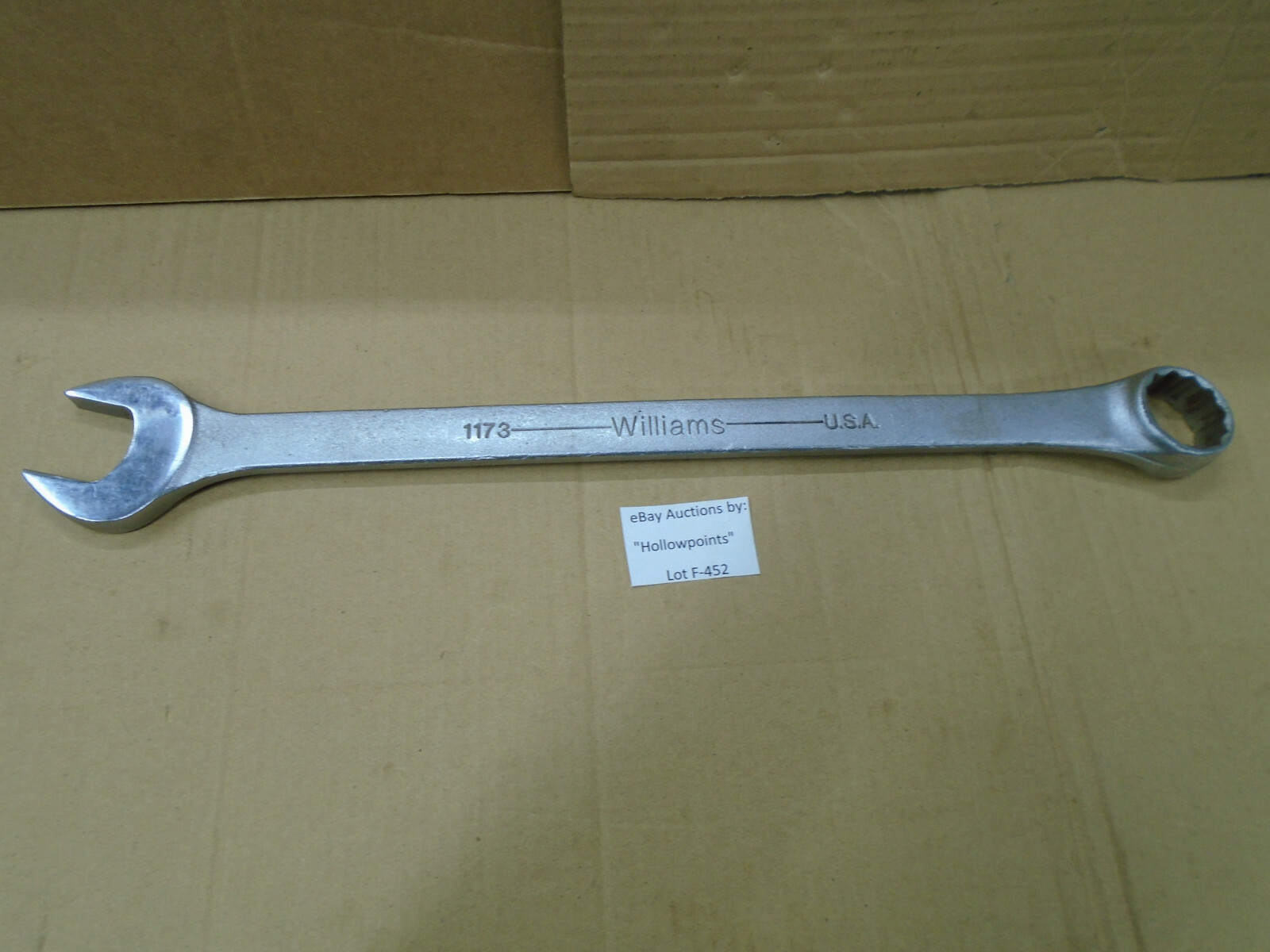 Williams No. 1173 Combination Wrench 1-1/4″ 12 Point 18-1/2″ Long F452