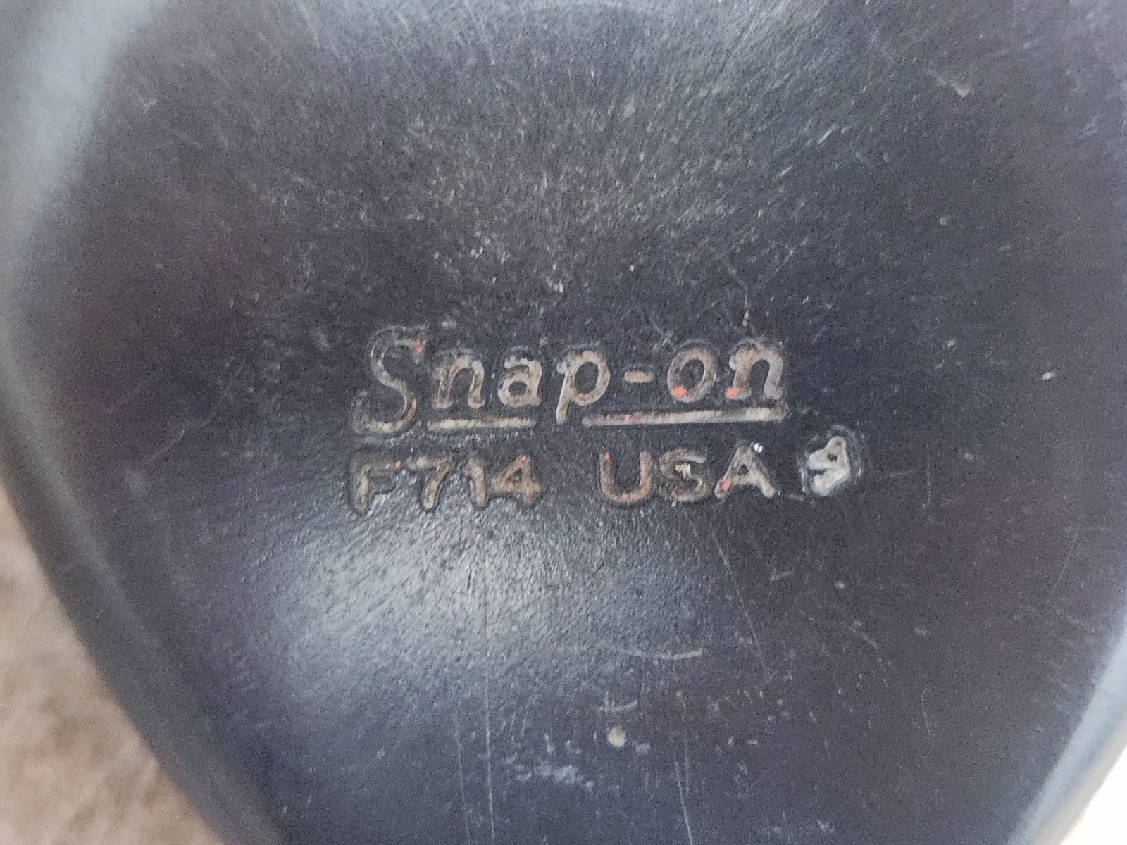 Vintage Snap-On F714 Palm Rachet 3/8″ Drive Triangle Head Black Handle
