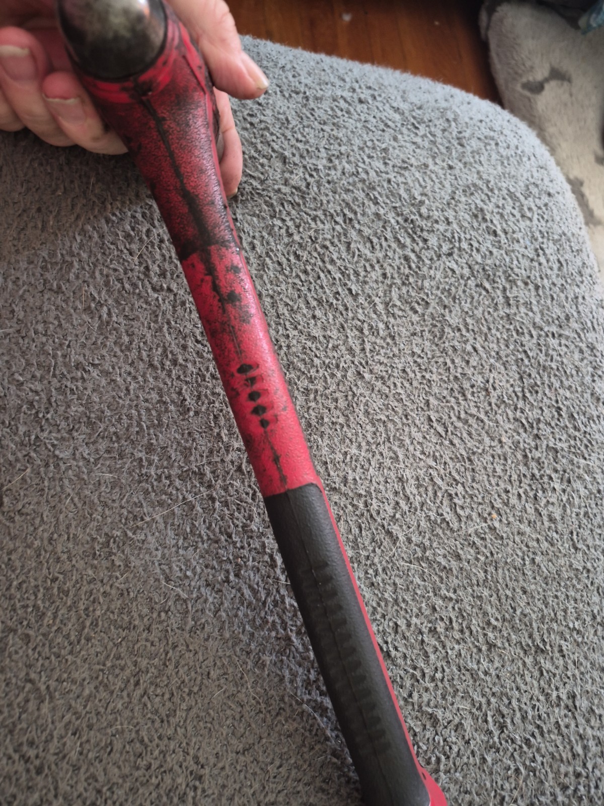 HBBD16 16oz Snap-On Dead Blow Ball Peen Hammer Red