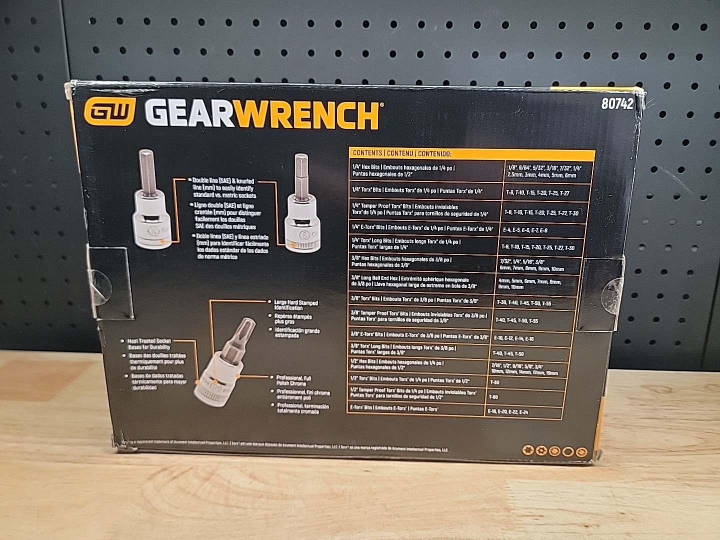 GEARWRENCH 80742 84 Pc. Master SAE/Metric Hex And Torx Bit Socket Set BRAND NEW!