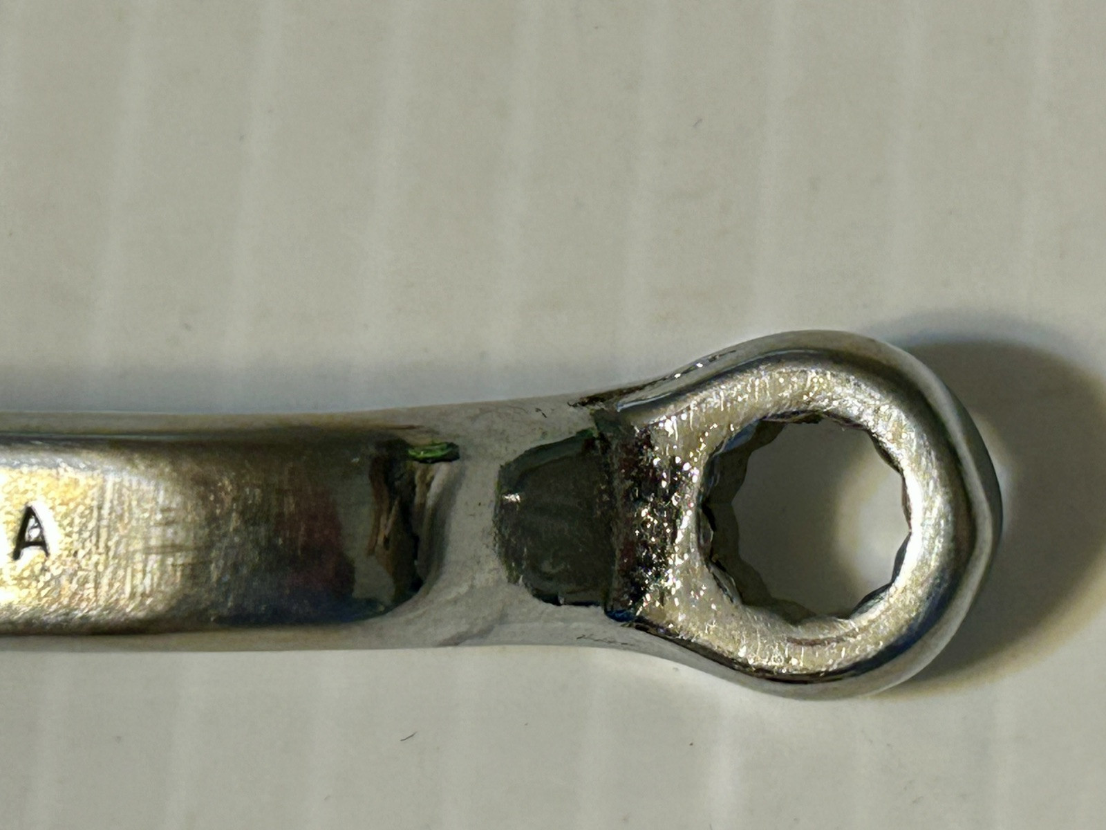 Vintage Duro/Indestro USA 929MM 6MM & 7MM Offset Box End 12 Pt Metric 4″ Wrench.