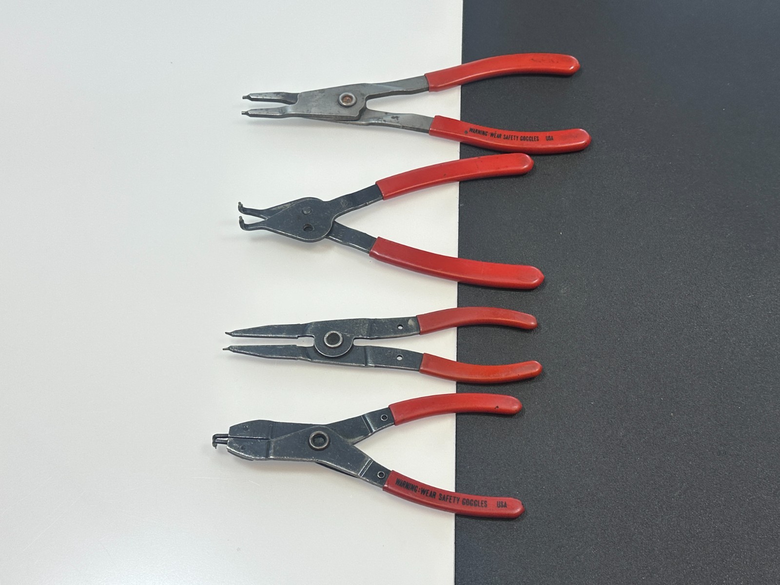 Blue Point Tools 4pc Snap Ring Retaining Pliers Set Lot, PR25 PR349A PR24A PR38