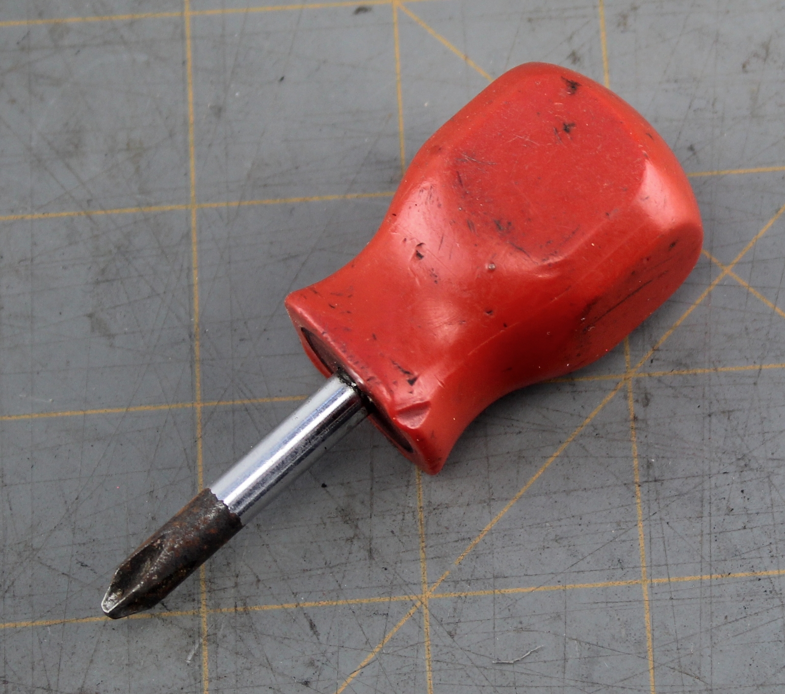 Mac Tools Stubby Screwdriver Set P212XA ORIGINAL Handle VINTAGE