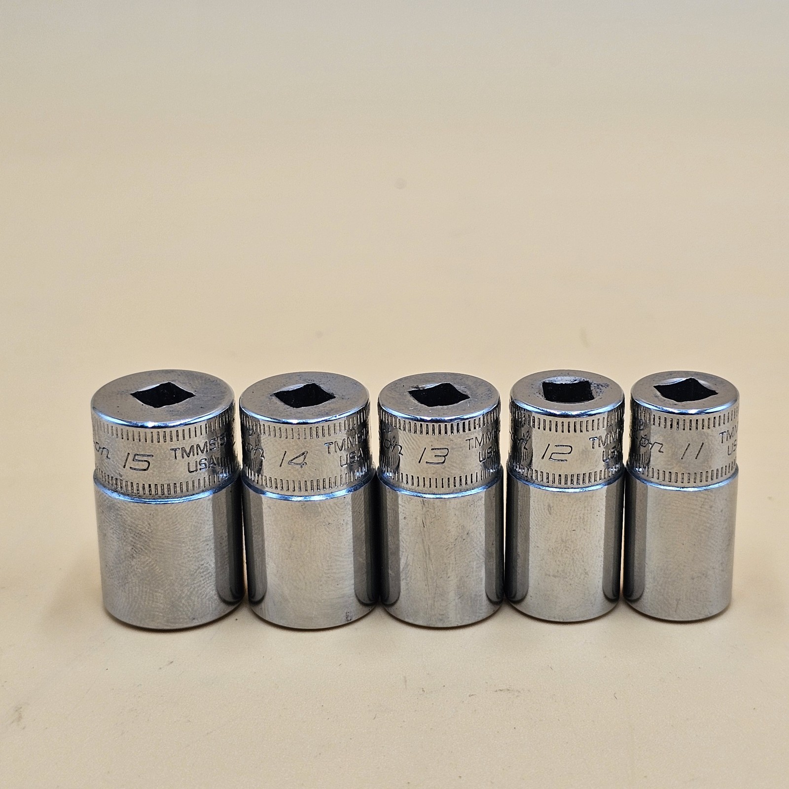 Snap On 5pc 1/4″ Drive Socket Set TMMS11-TMMS15