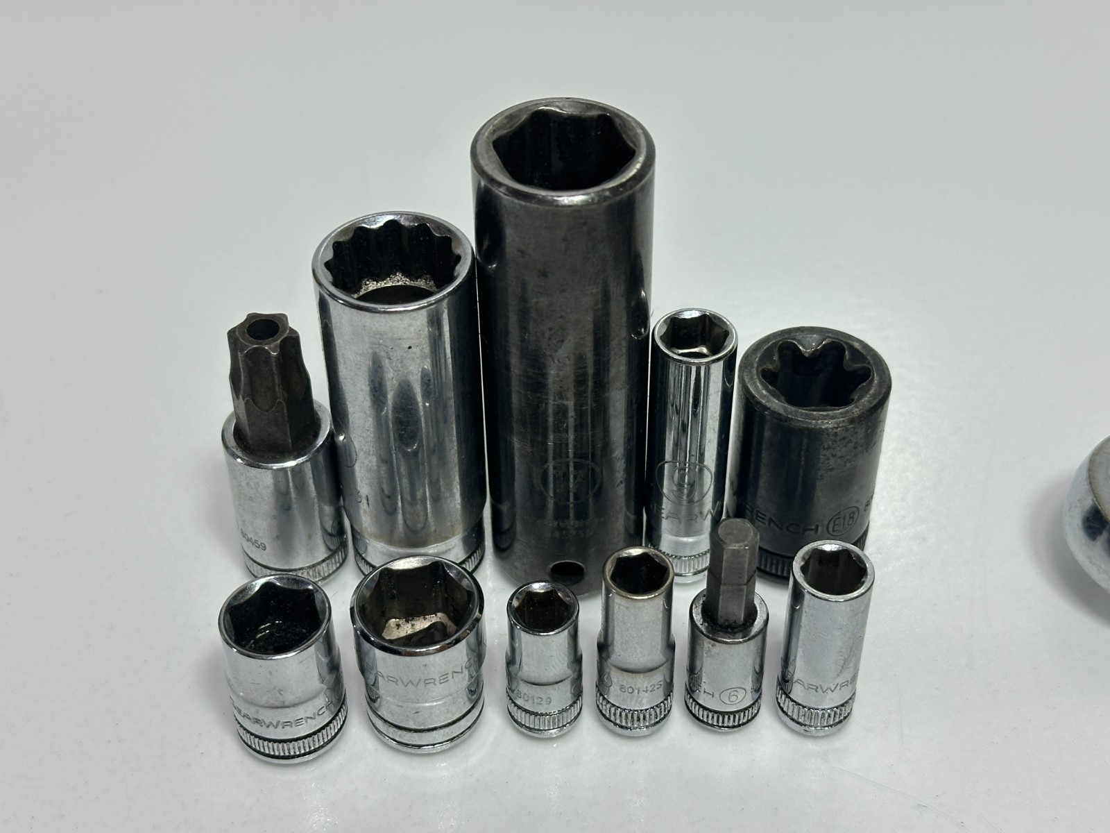 GearWrench Tools 20pc Wrench Socket Extension Mixed lot, Metric SAE, Flex, Torx+