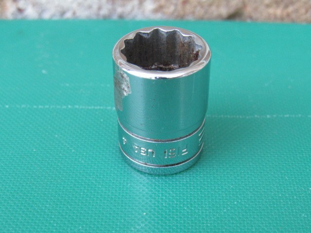 SNAP ON 1/2″ F161 3/8″ DRIVE 12 POINT SAE SHALLOW SOCKET F 161 NEW LOGO 3/8