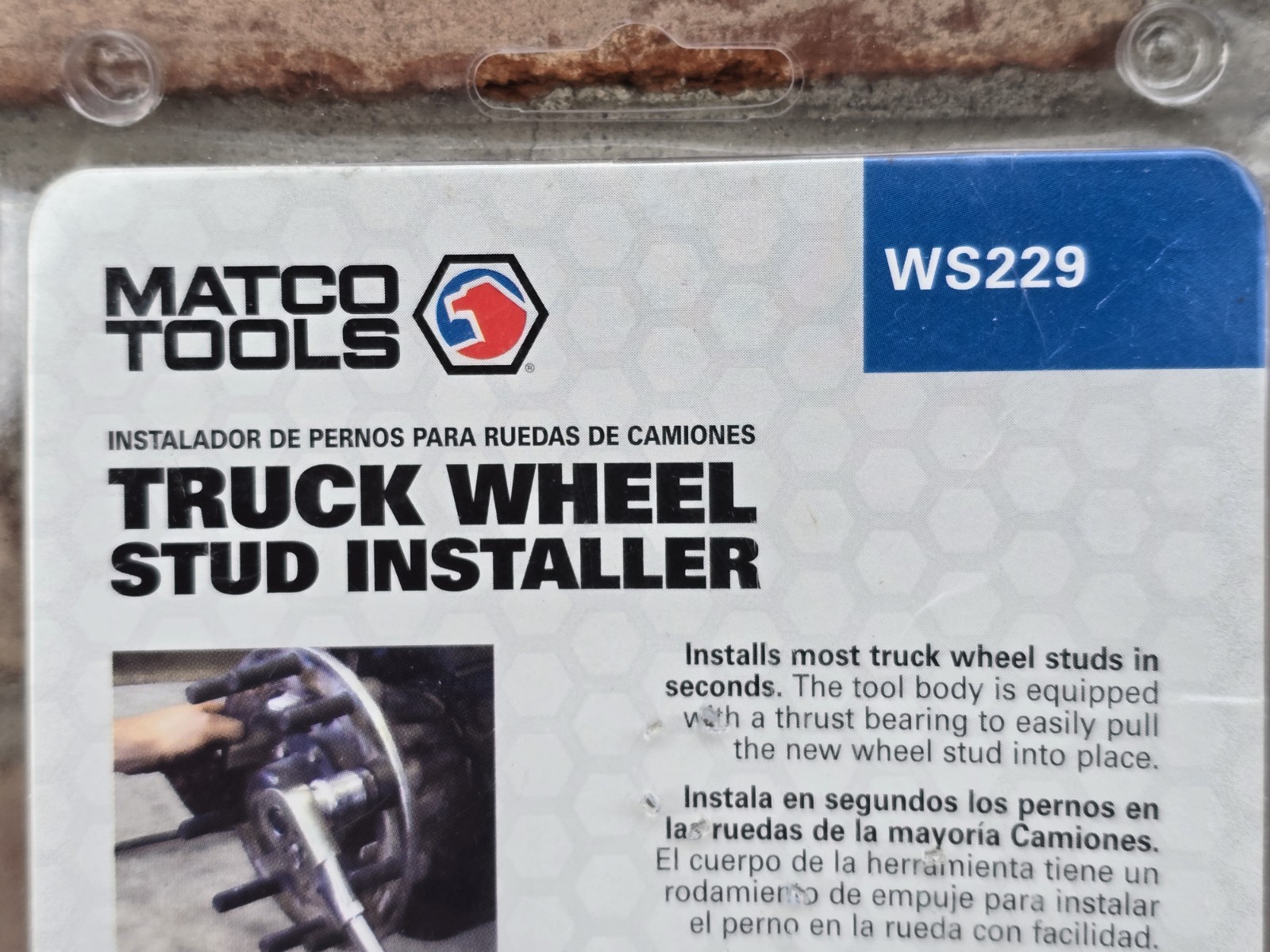 New Matco Tools WS229 Truck Wheel Stud Installer