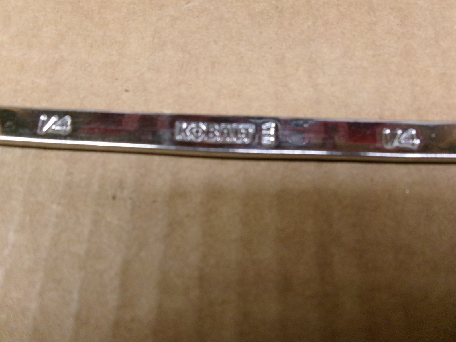 First Generation Kobalt USA 1/4″ 12-Point Combination Wrench No 01100