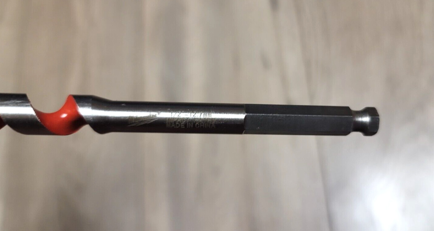 Milwaukee 1/2″ x 18″ Ship Auger Drill Bit w/ 5/16 Hex Shank #48-13-5540