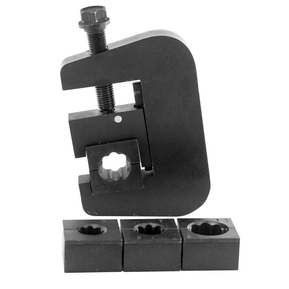 A/C Hydraulic Hose Crimper Tool Kit Air Conditioning Pipes Repair Crimping Tool