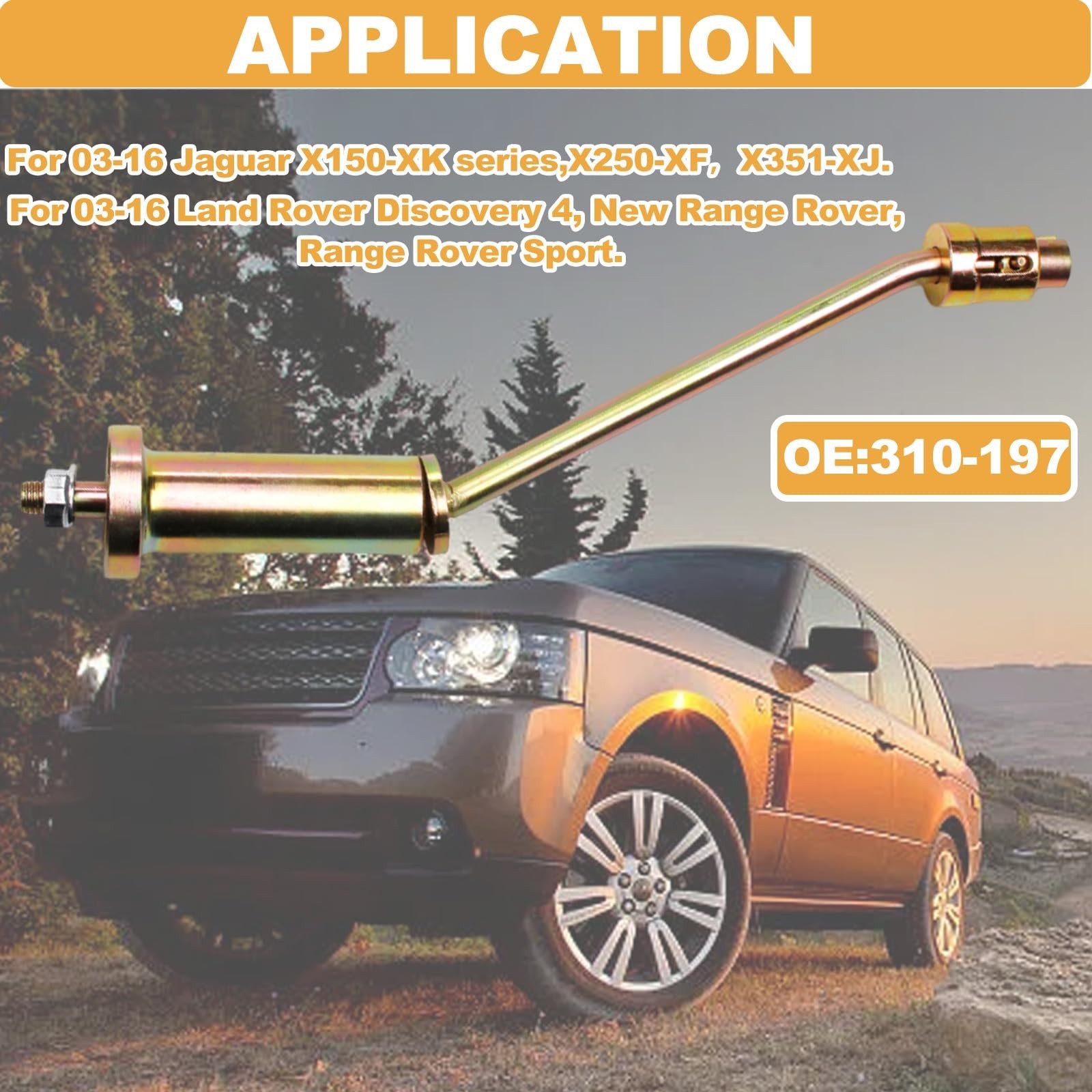 Fuel Injector Remover Installer Tool for Land Rover 5.0 Jaguar 3.0 Auto Engines
