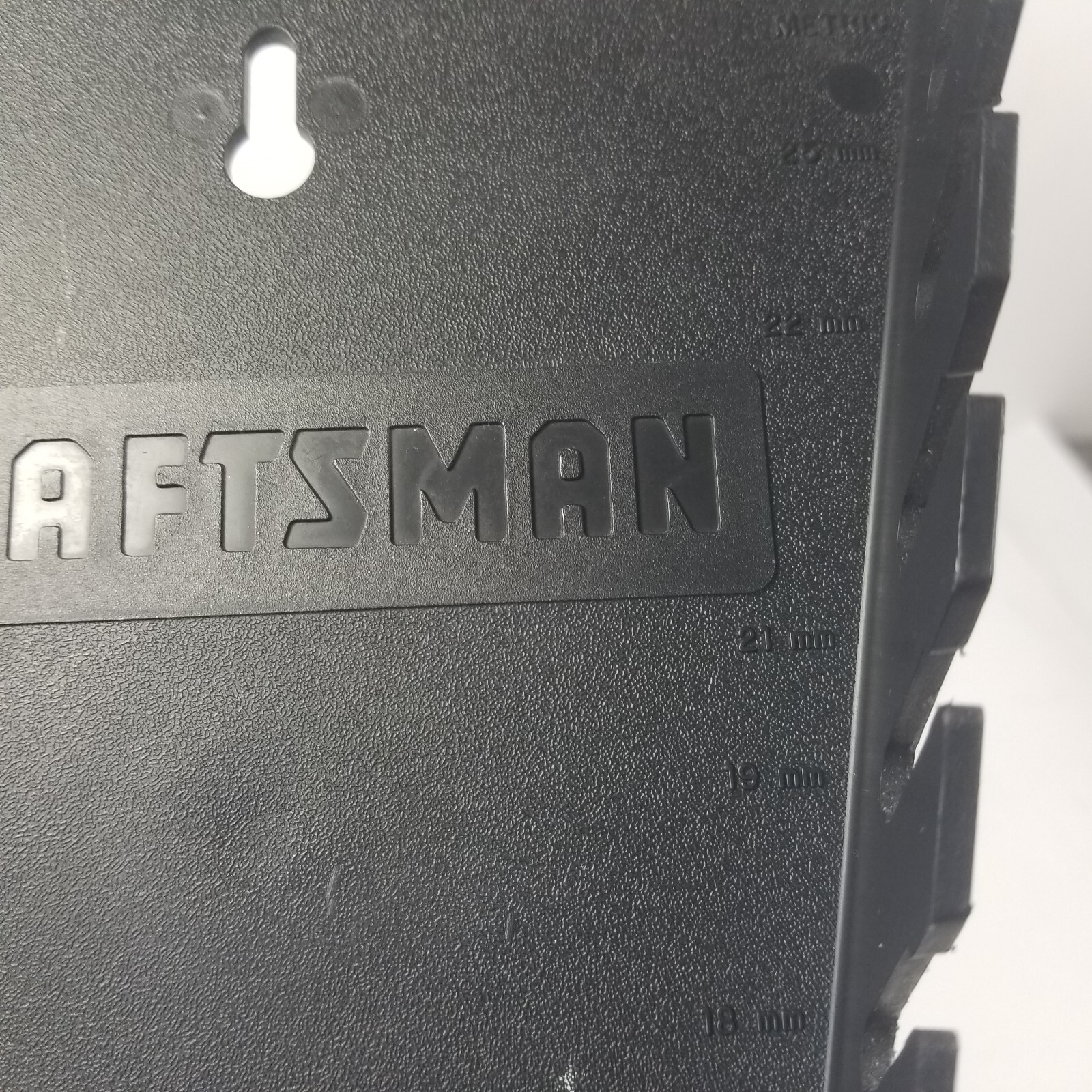 CRAFTSMAN Wall Mount Snap In Wrench Set Holder Only Black