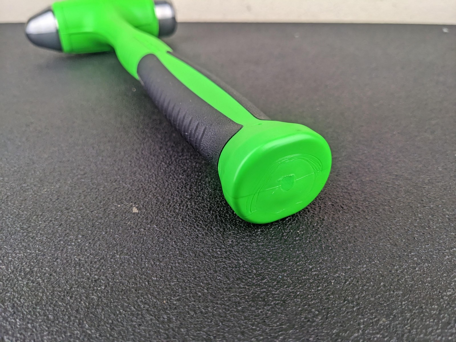 #bk706 Snap-On Tools 32oz Ball Peen Soft Grip Dead Blow Hammer Green HBBD32 900g