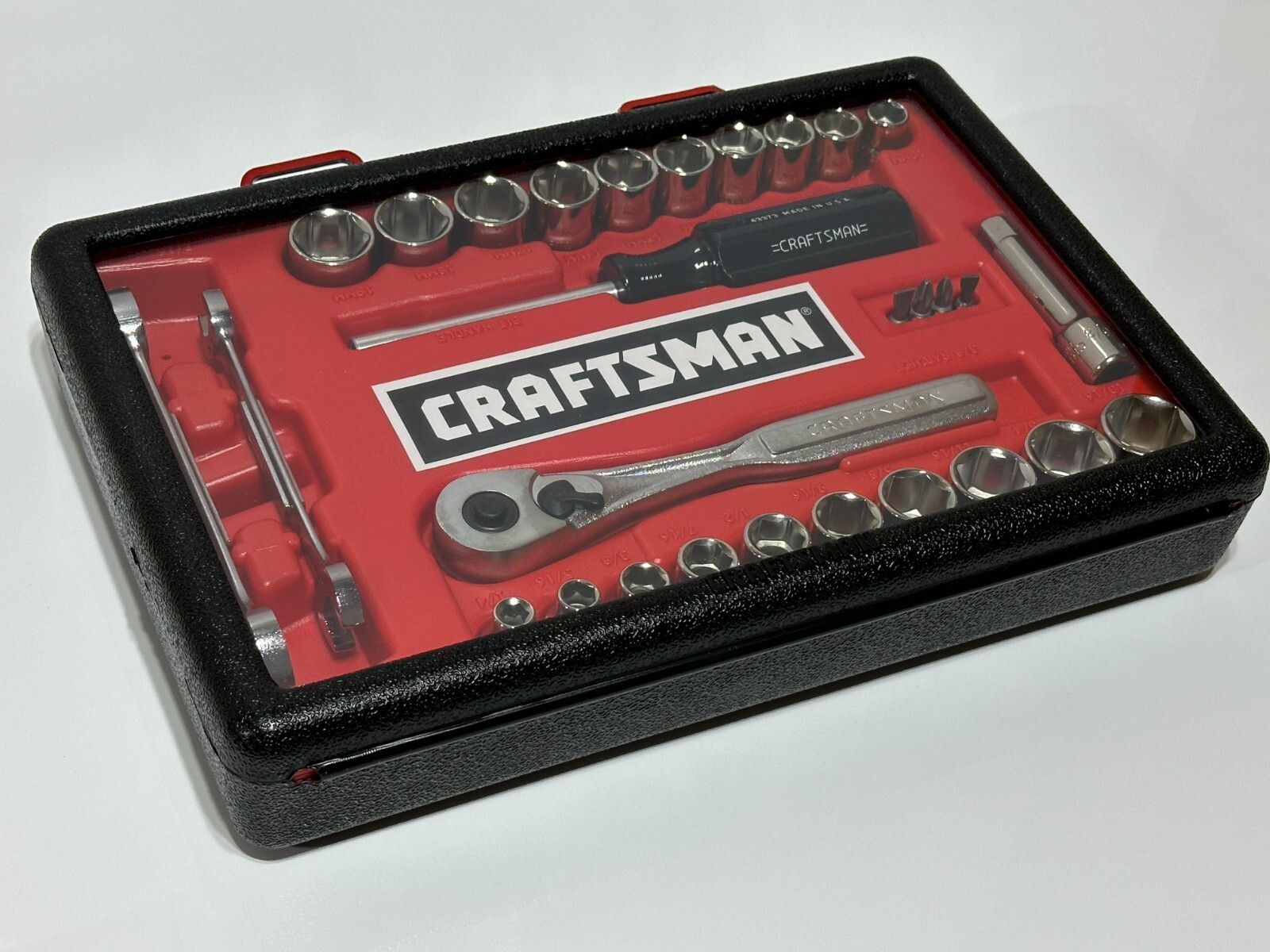 Craftsman SEARS USA 33429 G SERIES 29pc 3/8” Drive SAE Metric Socket Ratchet Set
