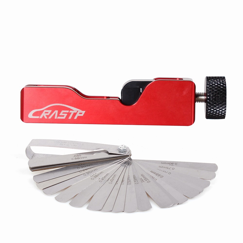Spark Plug Gap Tool & 32 Blades Metric Feeler Gauge Gap Filler Measuring Tools