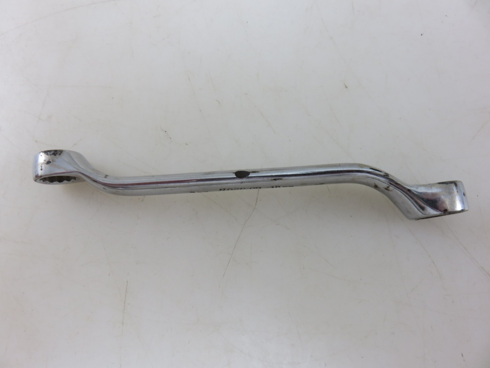 Snap-On XSM910 SHORT METRIC 10° Offset Box End Wrench 9mm x 10mm Vintage