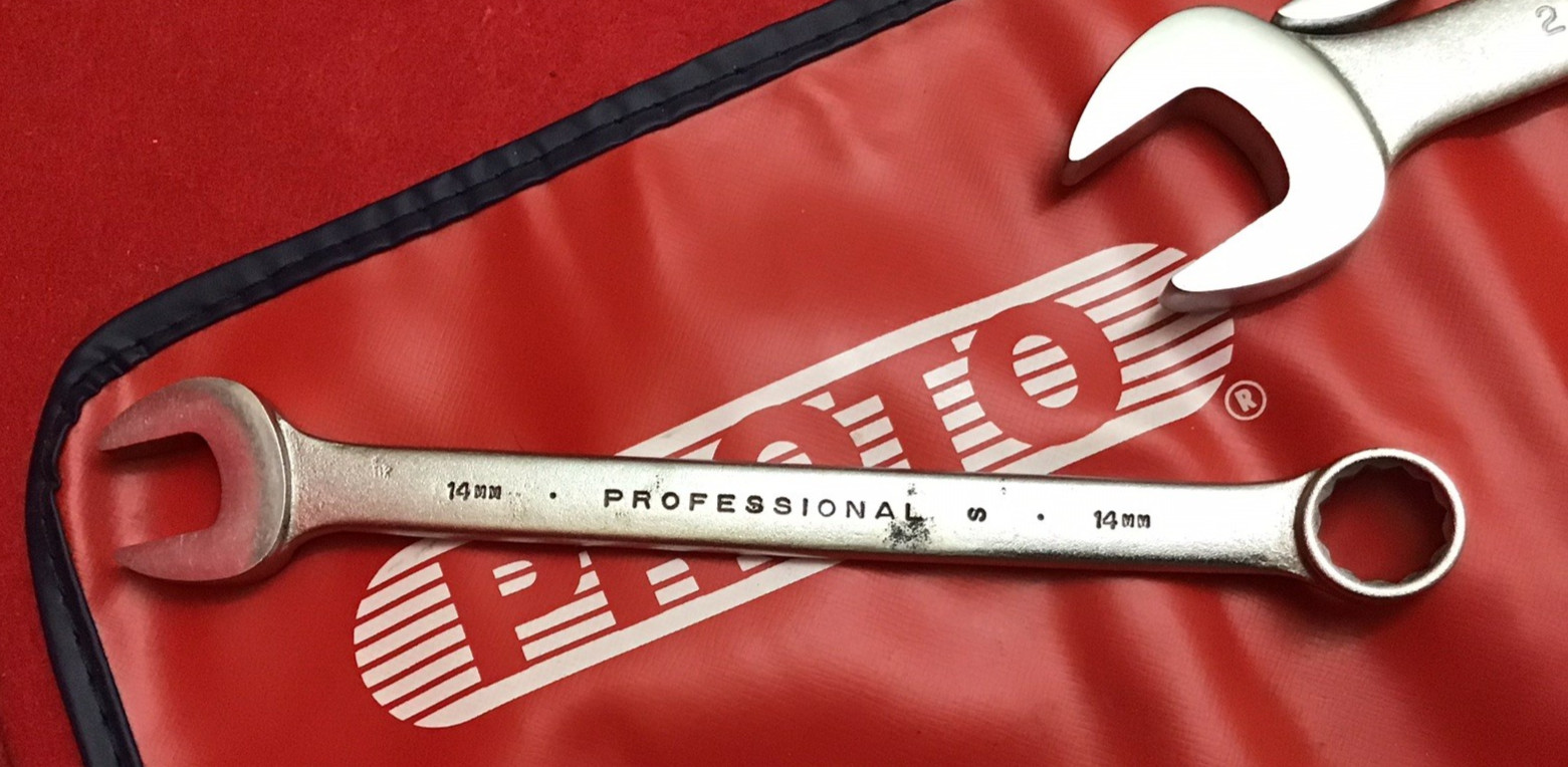 NEW PROTO PROFESIONAL METRIC 7mm-23mm 16Pc.COMBINATION WRENCH SET 12Pt.WITH ROLL