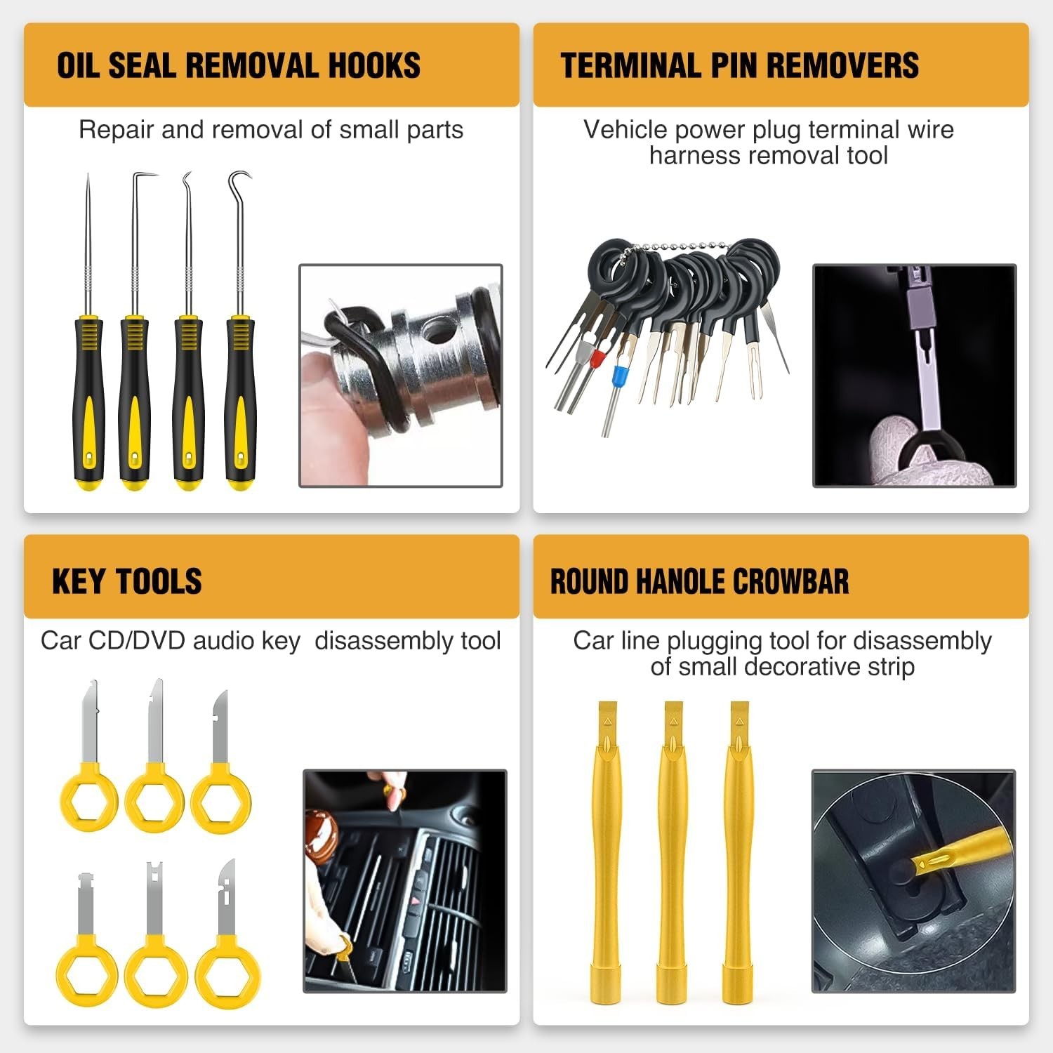 Comprehensive 330-Pcs Push Pin and Clip Remover Tool Set for Effortless Repairs