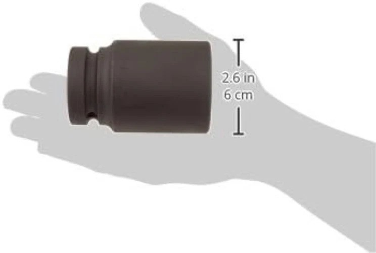 Durable 1-Inch Drive Deep Impact Socket 1-5/8” – CR-MO Alloy Steel Excellence