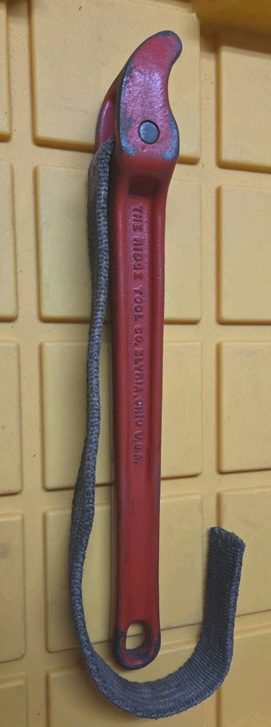 Rigid Tools #2 Strap Wrench, 16 Inch Strap, Good Condition