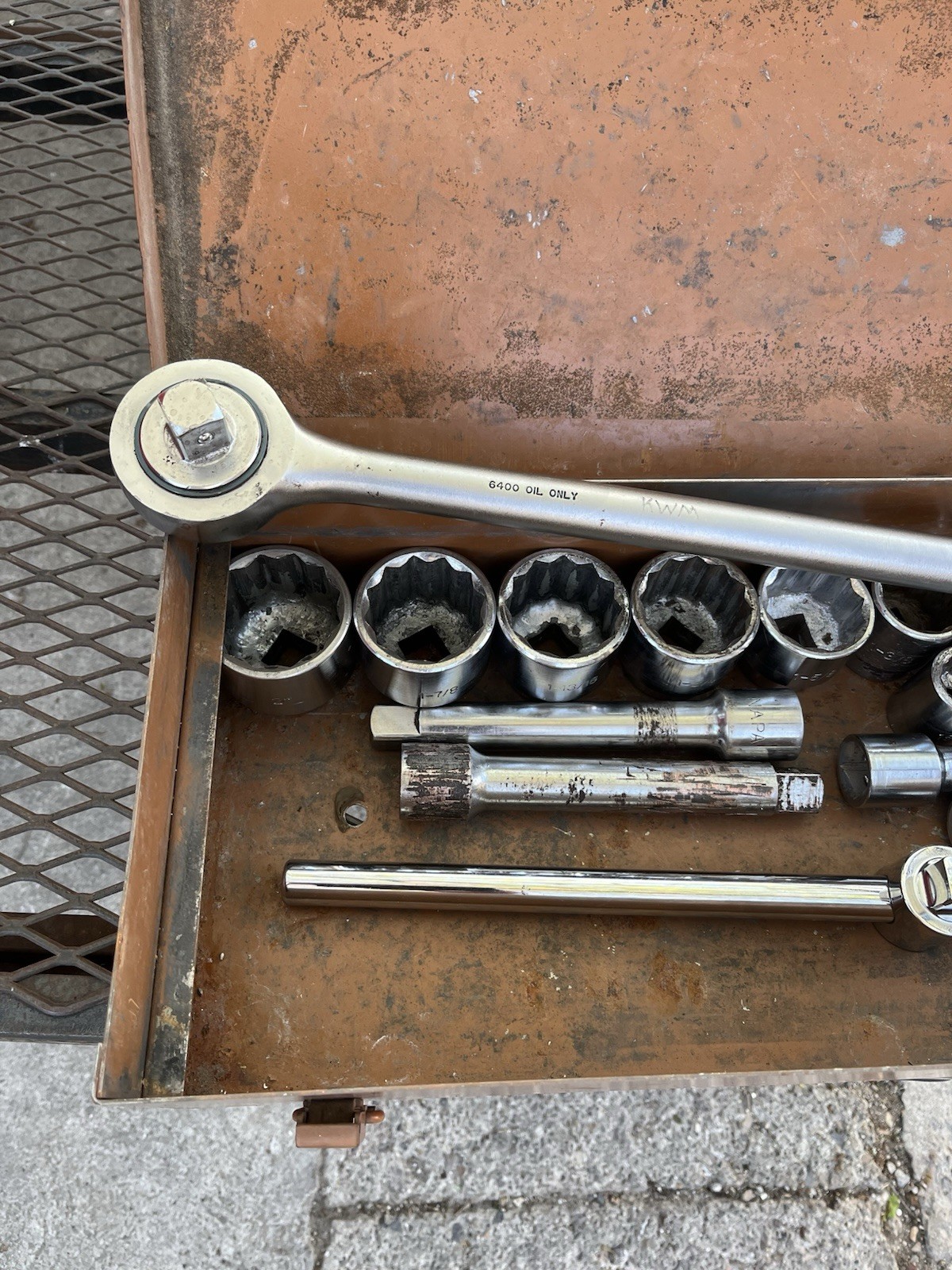1” HD Socket Set, 23-pc, Wright Ratchet