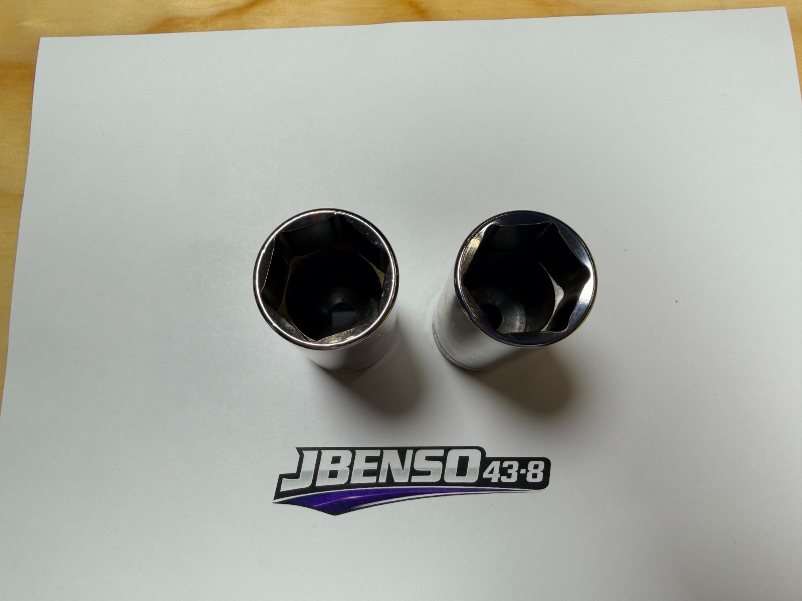 Snap-On Tools USA NEW 2pc 3/8″ Drive SAE 6pt Deep Add-On Sockets SFS301 SFS321