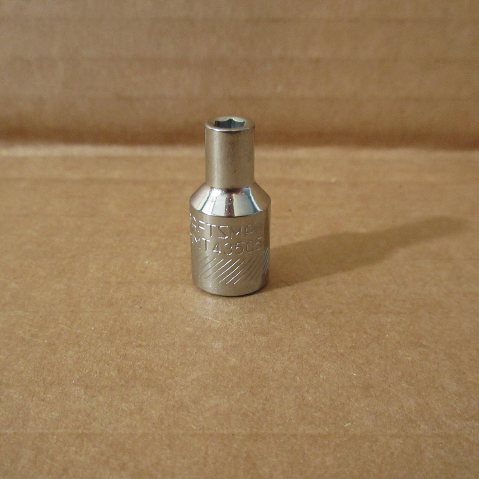 4mm CRAFTSMAN TOOLS CMMT43505 Metric MM 6-pt 1/4-in Drive Shallow Socket Ratchet