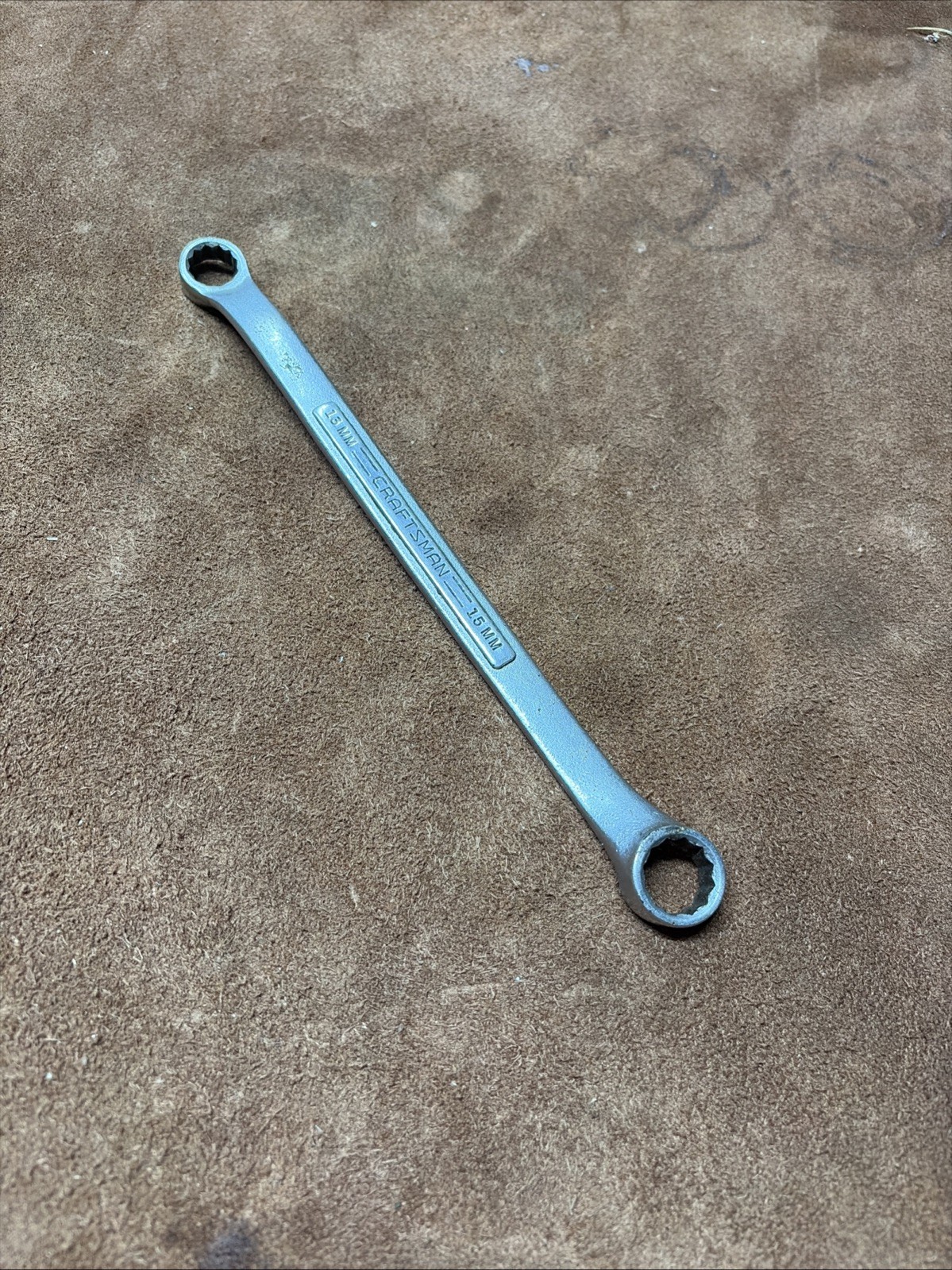 Vintage Craftsman =V= 13 Mm X 15 Mm Offset Box Wrench USA
