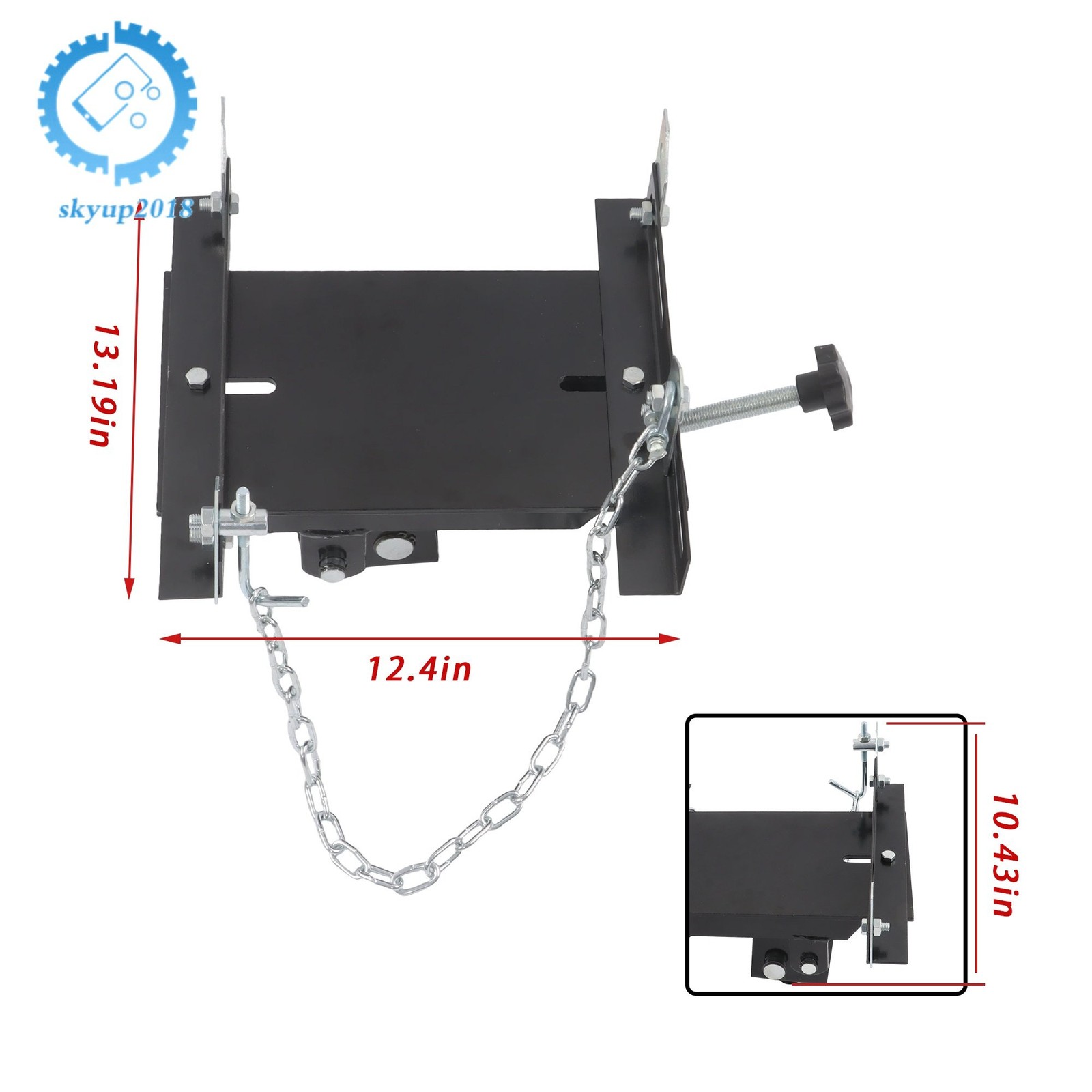 Premium Floor Jack Adapter 1100lbs Transmission Repair Tool Capacity 1/2 Ton
