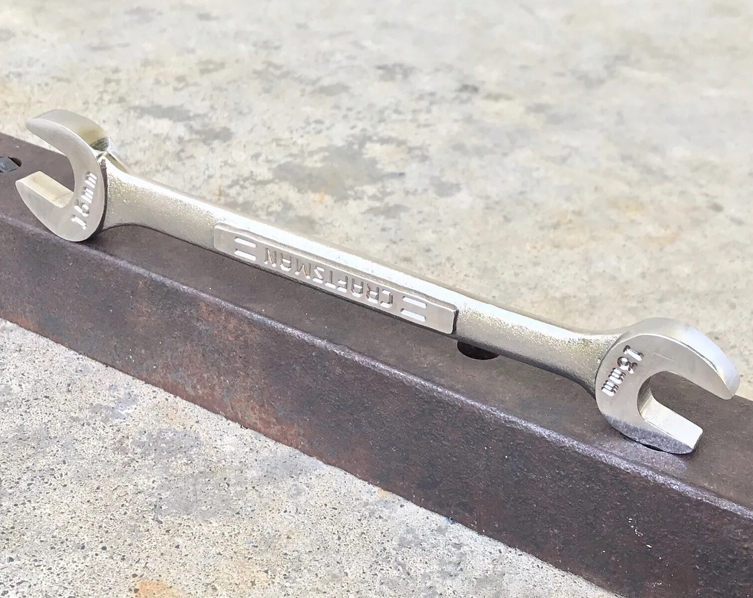 Craftsman USA 13mm x 15mm Double Ended Open End Metric Wrench 44507 -VV-