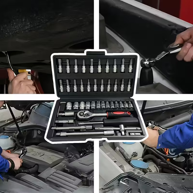 Professional Auto Repair Kit] High-End Professional 44+2 Piece Tool