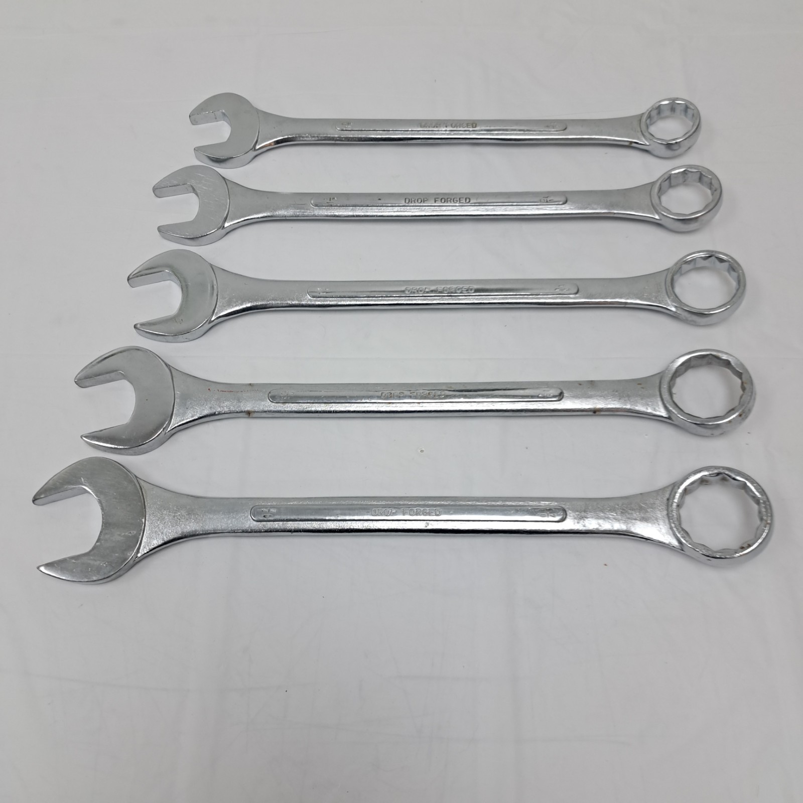 Set Of 5 Inch Drop Forged Jumbo Wrench India 1-3/8, 1-1/2, 1-5/8, 1-3/4, 1-7/8