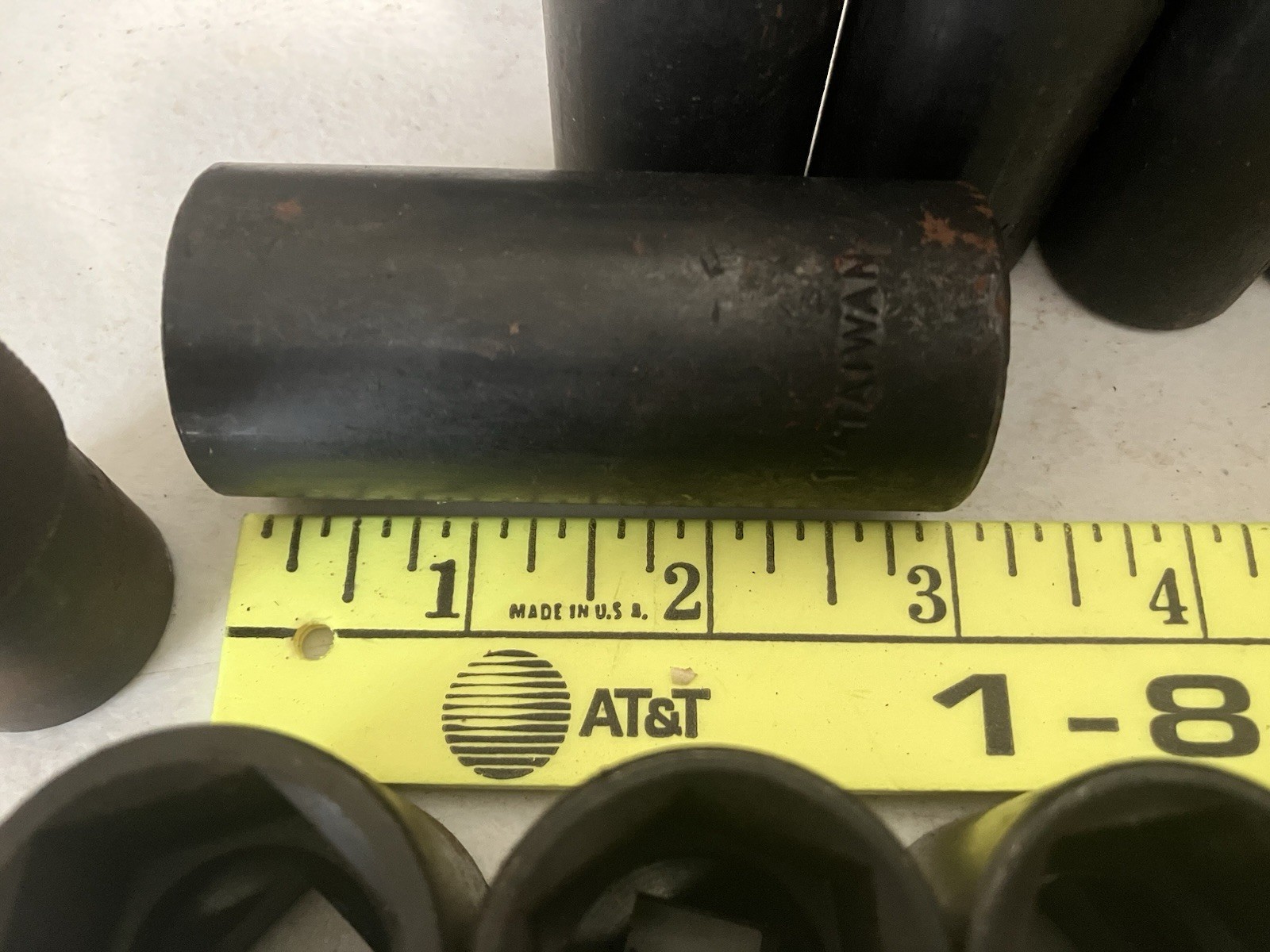 Lot of 19 Deep & Med Well 1/2” Drive Impact Sockets – SAE – Read Desc.