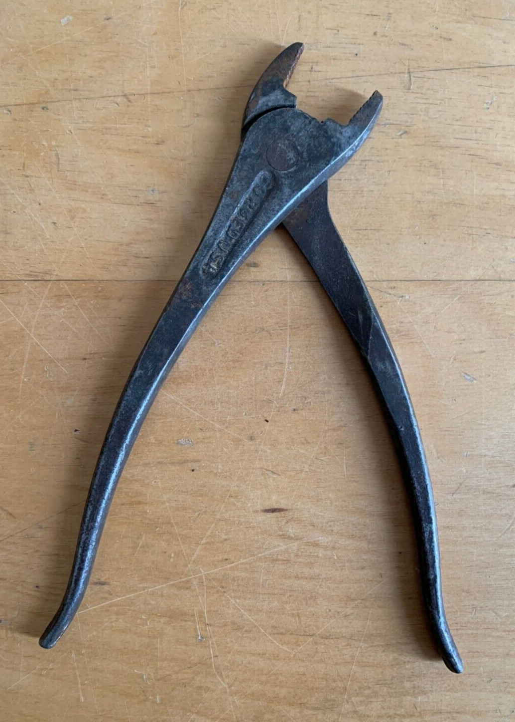 Vintage 1950s BLUE BIRD Steel Battery Service Slip Joint Pliers USA