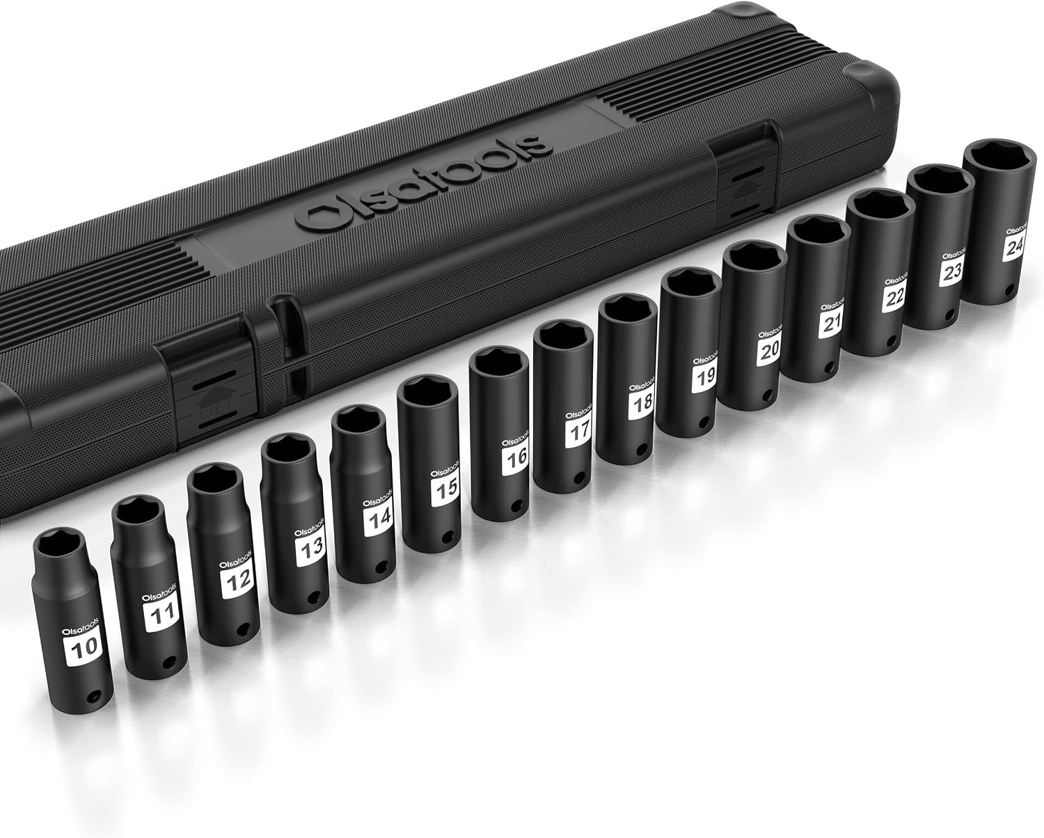 Impact-Ready Metric Socket Set in Storage Case