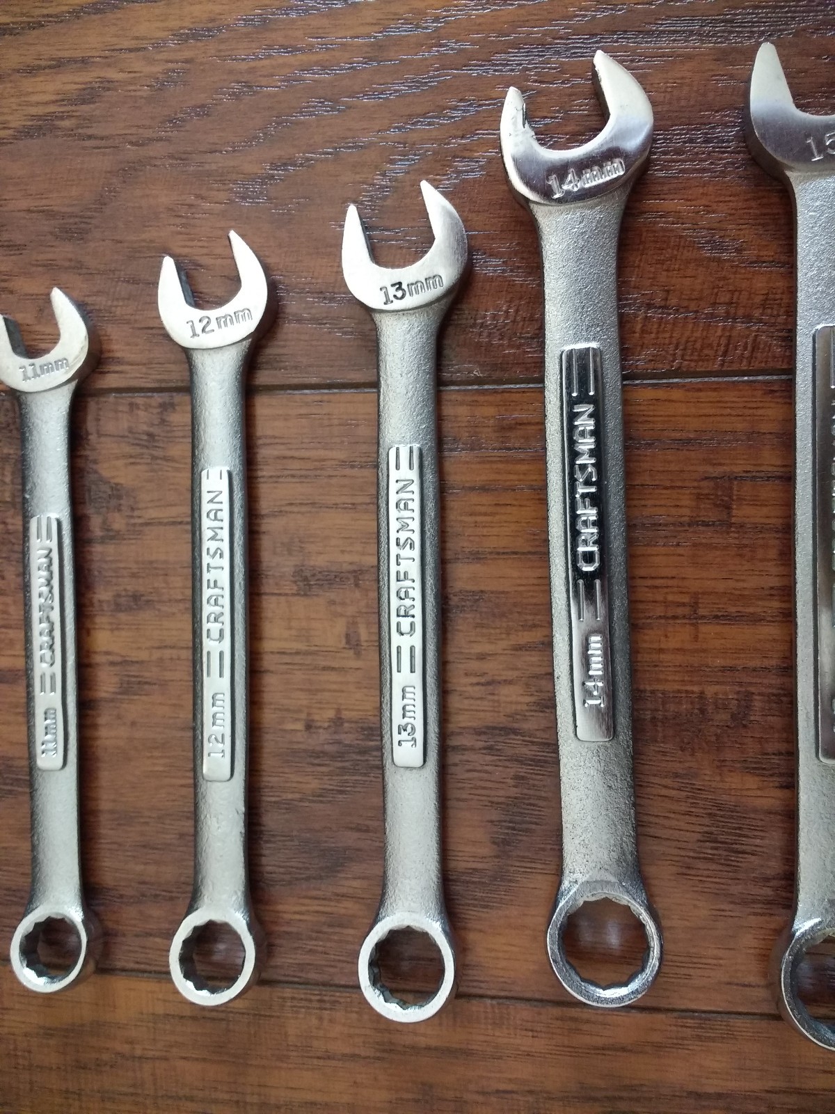 Craftsman 8 Pc Wrenches METRIC 9mm-17mm Made in the USA