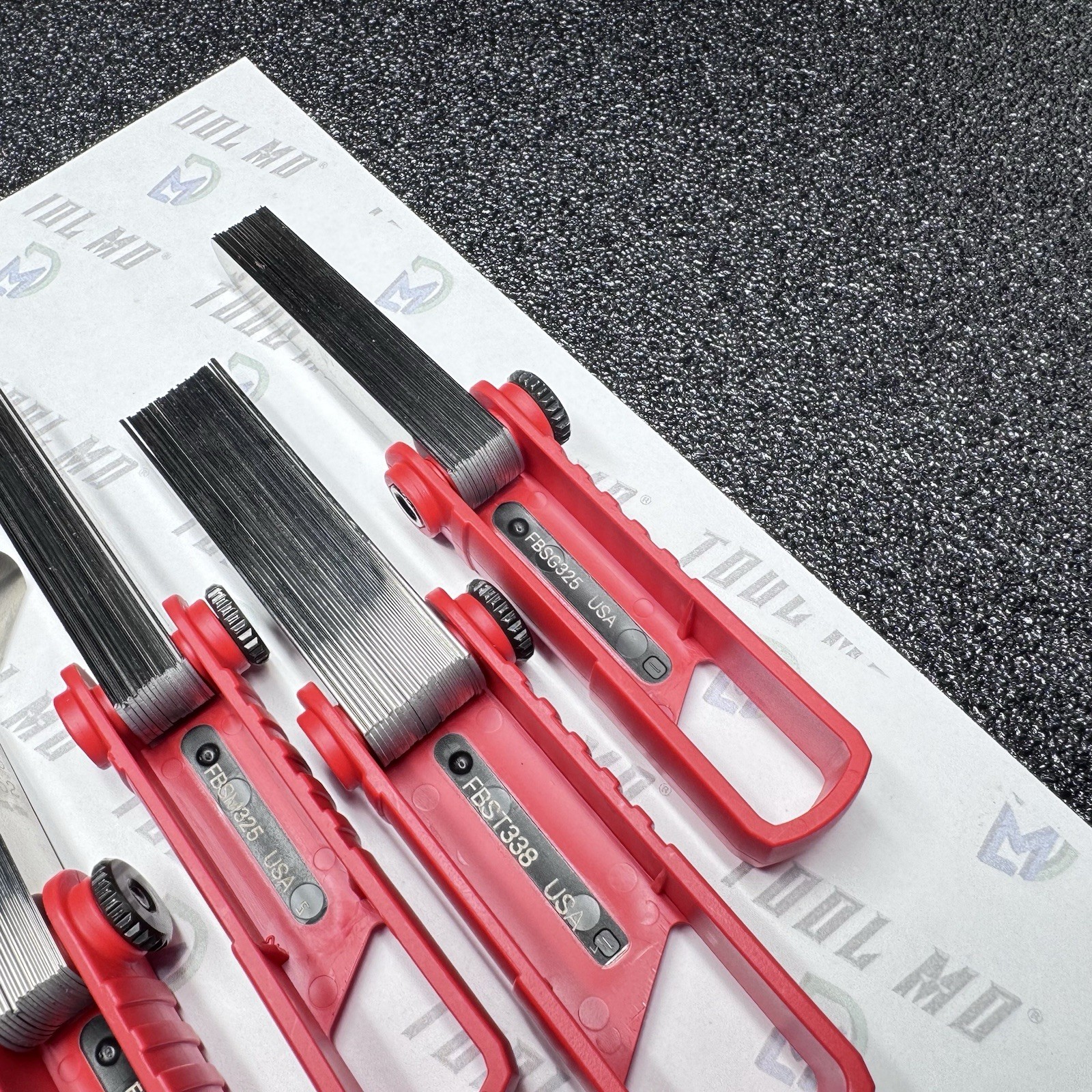 Snap-on Tools USA NEW RED 4pc Offset 45° & Straight Feeler Gauge Blade Sets