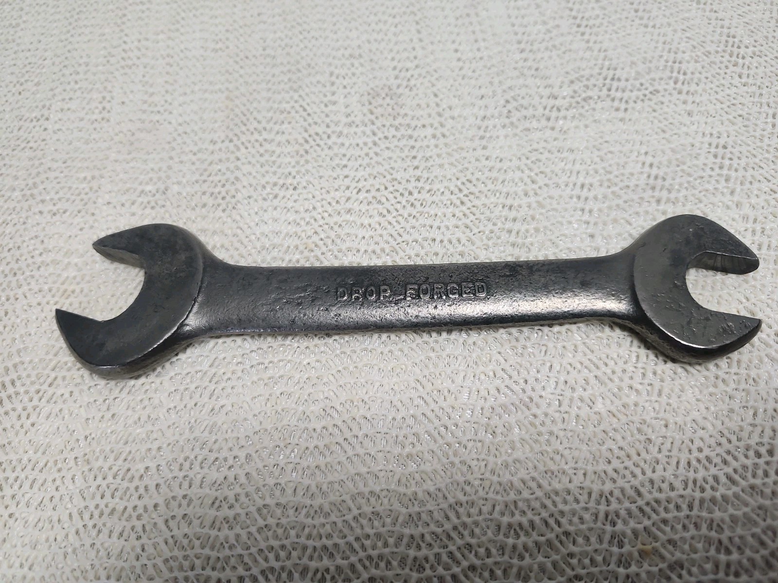 Pre 1930’s Vintage 7″ Double Open-End Wrench 5/8″ x 3/4″ Drop-Forged ~ USA
