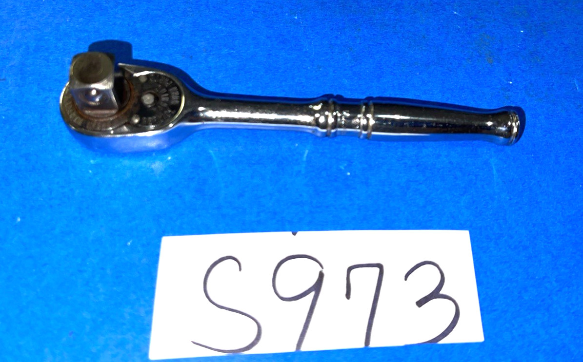 SNAP-ON TOOLS 3/8 DRIVE COMPACT HEAD RATCHET 4-3/8 INCHES LONG FM70A