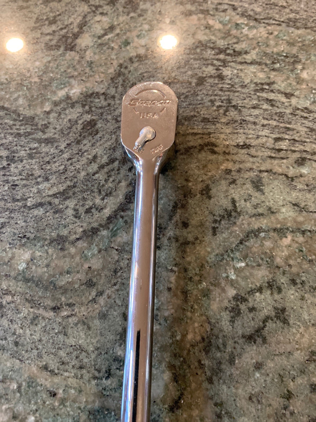 Snap On fhld80 3/8 drive blue long hard handle ratchet new