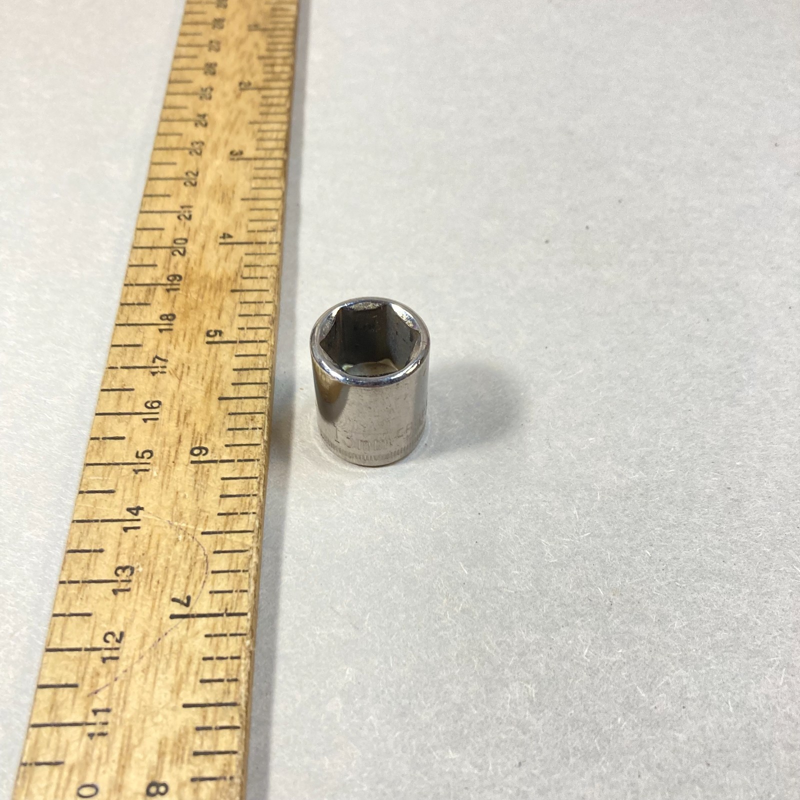 Craftsman 13mm Socket Metric 1/4″ Drive 6 Point -Inverted G1- #43514 USA