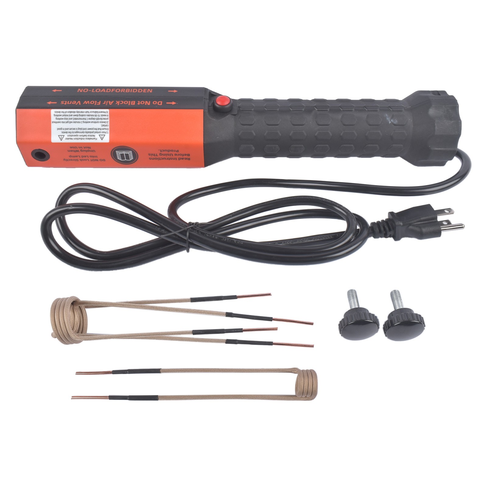 Induction Heater Bolt Removal, 1100W/1200W 110V Magnetic Flameless Heat +3 Coils